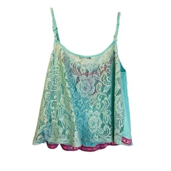 PAPAYA Women's Aztec Adjustable‎ Spaghetti Strap Cami Top - Picture 2 of 5